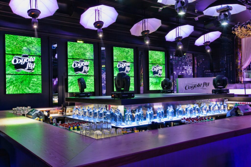 Coyote Fly nightclub background image